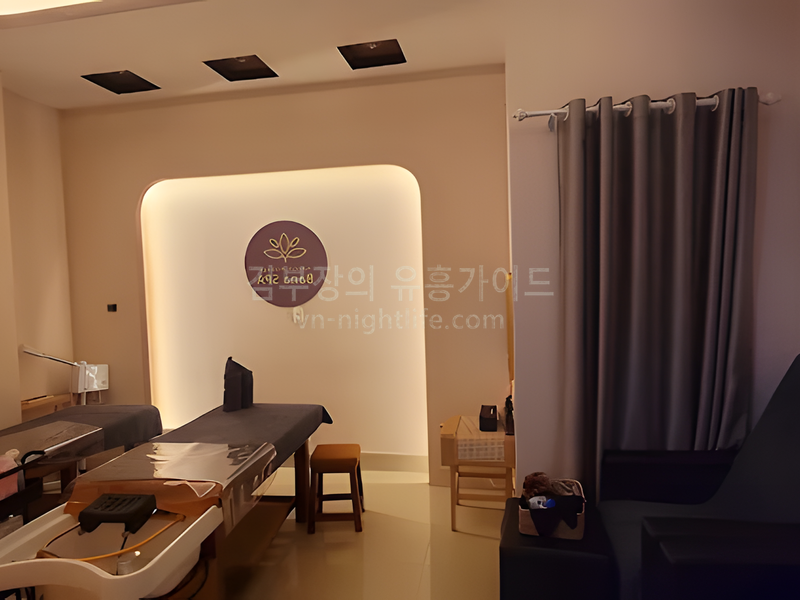 다낭 바나스파 샴푸 베드 관리실