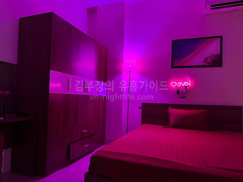 다낭 사쿠라 DLG 객실 침대