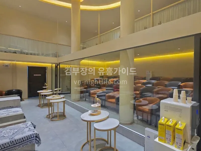 호치민 해피 마사지 라운지 전경