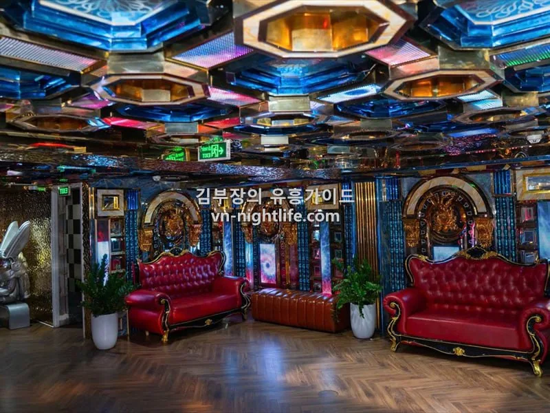 나트랑 킹덤 가라오케 룸 좌석